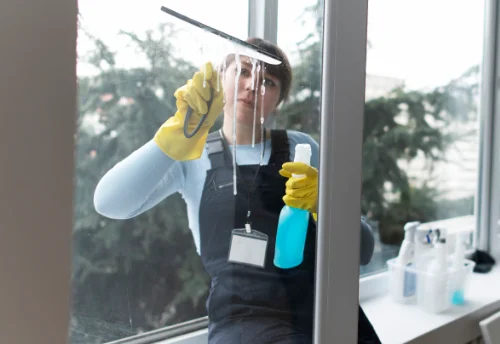 Nettoyage de vitres intérieures et extérieures à Bélâbre